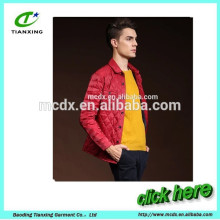 2015 new design men's quited jacket